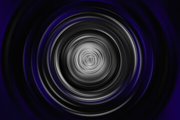 Circular metallic background of gray an blue color