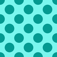Colored polka dots seamless background