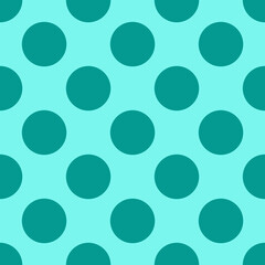 Colored polka dots seamless background