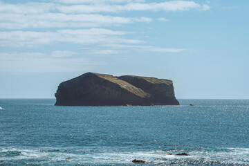 Sea Shore Rock in the Sea Azores Portugal