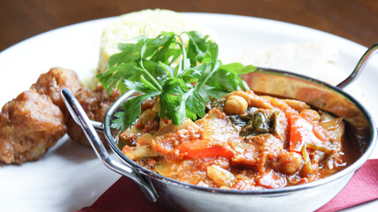 Balti Curry with rice