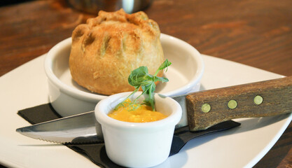 Pork Pie with Mustard