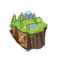 Set of Level Maps Assets. GUI map screen. Forest , winter, summer. Forest game elements. Game map for casual game.