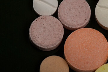 variation of coated tablets for treatment of diseases
