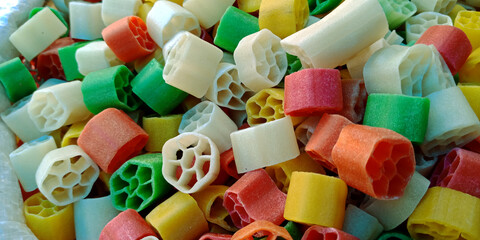 Indian variety of raw snacks.