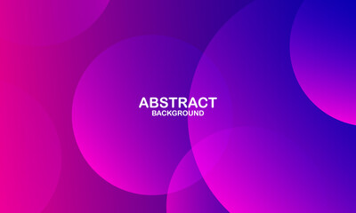 Abstract blue and pink background with circles. Eps10 vector