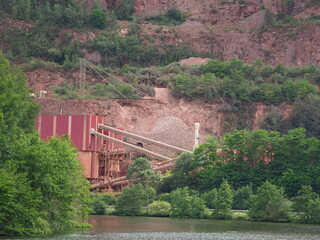 Hartsteinwerk Düro bei Taben-Rodt  und Mettlach an der Saar 
