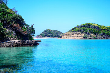 Fototapeta premium 無人島の海