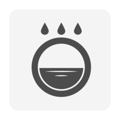 Rainwater run into sewer line vector icon consist of drain pipe or tunnel, rainfall, storm water or stormwater discharge runoff from road gutter in city. Concept of drainage system, sewage, cleaning.
 - obrazy, fototapety, plakaty
