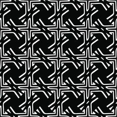 Abstract background with black and white pattern. Unique geometric vector swatch. Perfect for site backdrop, wrapping paper, wallpaper, textile and surface design. 