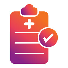 Fototapeta premium health check Icon