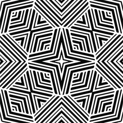 Abstract background with black and white pattern. Unique geometric vector swatch. Perfect for site backdrop, wrapping paper, wallpaper, textile and surface design. 