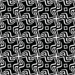 Abstract background with black and white pattern. Unique geometric vector swatch. Perfect for site backdrop, wrapping paper, wallpaper, textile and surface design. 