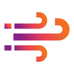 Fototapeta premium Wind Icon