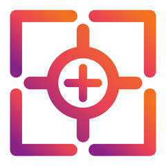 Fototapeta premium Focus Icon