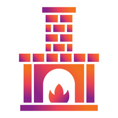 Fototapeta premium Chimney Icon
