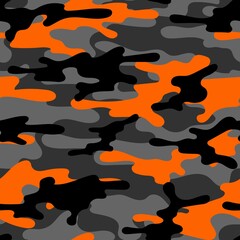 seamless camouflage. print on clothes or print. vector.	