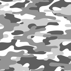 grey military camouflage. seamless print on clothing or print