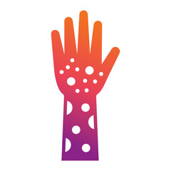 Obraz premium Skin Rash Icon