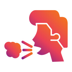 Difficulty Breathing Icon