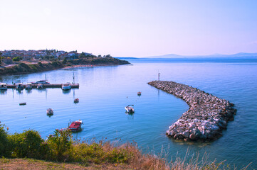Looking  the sea from above