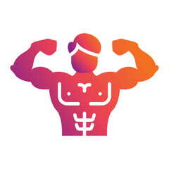 Muscle Man Icon
