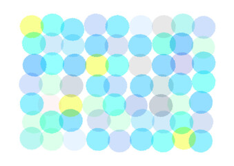 涼しげな水玉ドット背景素材　ソフトなパステルカラー