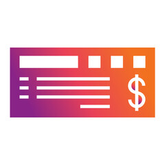 Cheque Icon