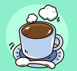 hot_coffee_vector