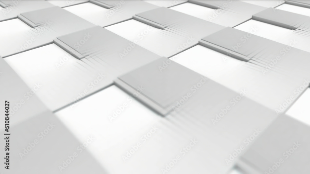 Poster abstract animation of monochrome motionless cubic surface. animation. geometric animation abstract g