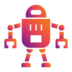 Naklejka premium Robot Icon