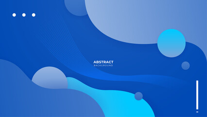 Minimal geometric blue banner geometric shapes light technology background abstract design. Vector illustration abstract graphic design banner pattern presentation background web template.