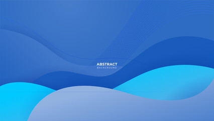 Abstract blue banner geometric shapes light silver technology background vector. Modern diagonal presentation background.