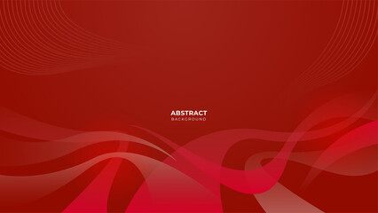 Modern red banner geometric shapes corporate abstract technology background. Vector abstract graphic design banner pattern presentation background web template.