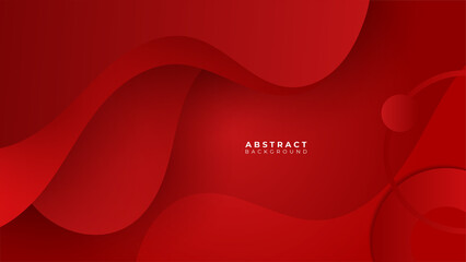 Abstract red banner geometric shapes light silver technology background vector. Modern diagonal presentation background.