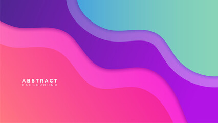 Abstract colorful purple pink shapes presentation background. Gradient dynamic lines background. Modern mosaic pattern colorful geometric design background