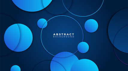 Abstract colorful blue shapes presentation background. Gradient dynamic lines background. Modern mosaic pattern colorful geometric design background