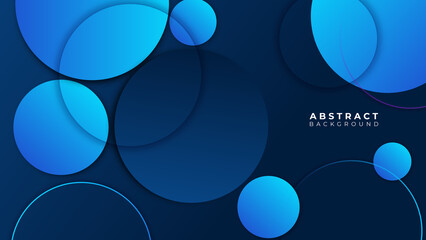 Modern blue abstract background vector