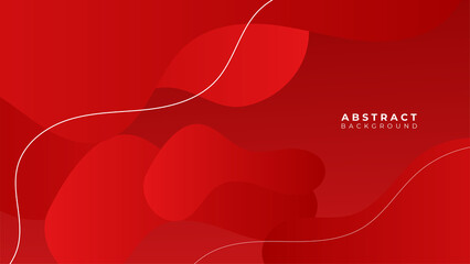 Modern red abstract background vector