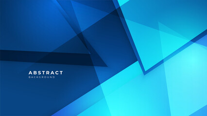 Abstract blue banner geometric shapes vector technology background, for design brochure, website, flyer. Geometric blue banner geometric shapes wallpaper for poster, presentation, landing page