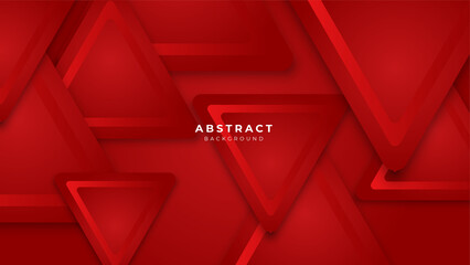 Minimal red banner geometric shapes abstract modern background design. Design for poster, template on web, backdrop, banner, brochure, website, flyer, landing page, presentation, and webinar