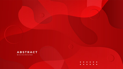 Abstract red banner geometric shapes geometric light triangle line shape with futuristic concept presentation background