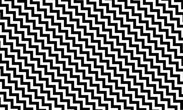 black zig zag pattern with white background colour and skew position