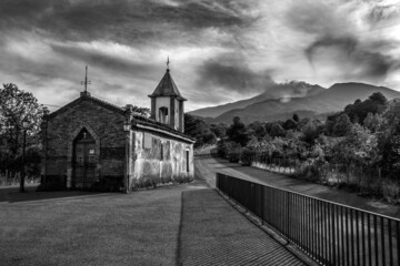 All'imbrunire sull'Etna