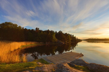 Sunrise in Björnö naturreservat