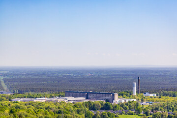 Aerial view at Skövde hospital in Sweden