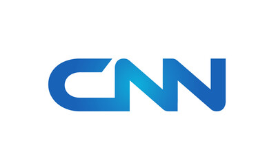 Connected CNN Letters logo Design Linked Chain logo Concept	