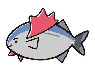 さんまのキャラクターのイラスト