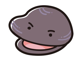 しじみのキャラクターのイラスト