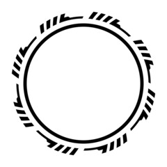 Fototapeta premium circle hud frame 